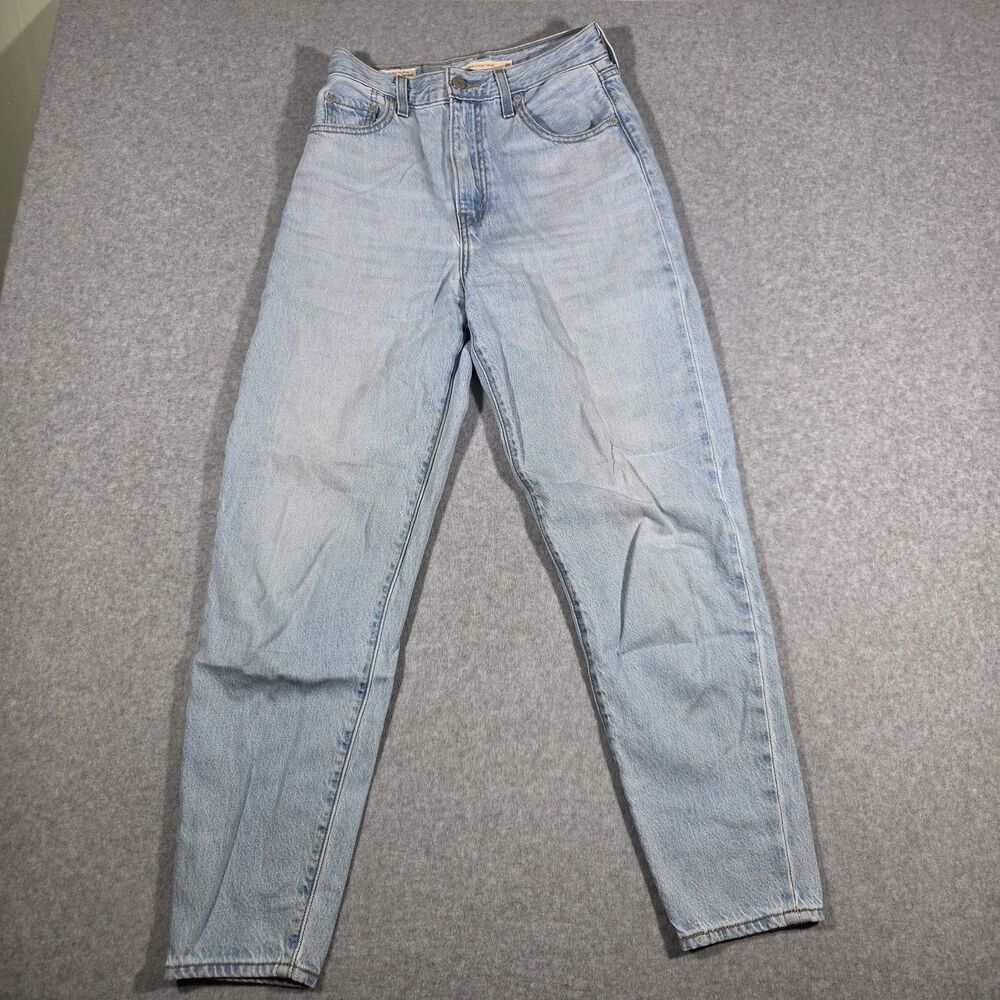 Levi’s Premium High Loose Taper Jeans Women’s 25 Light Wash Denim Retro Boho